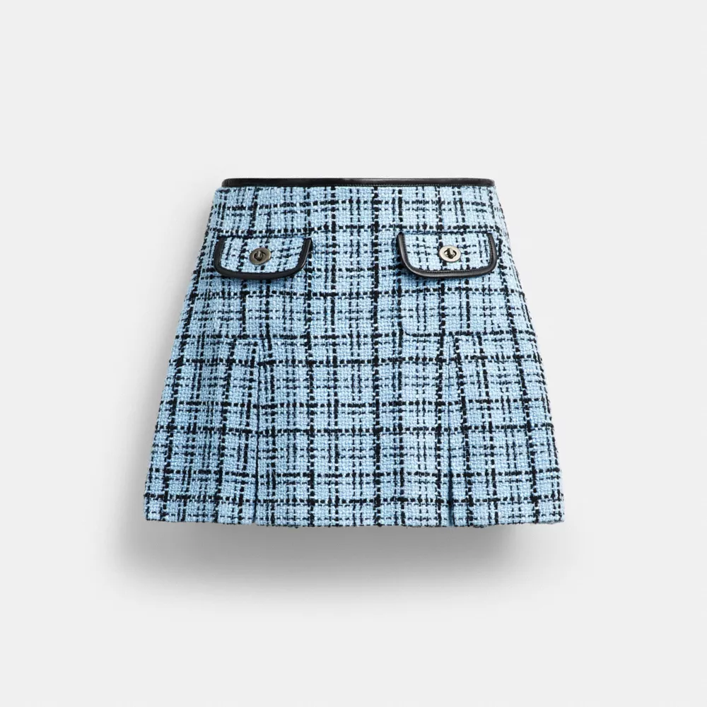 Turnlock Tweed Skirt