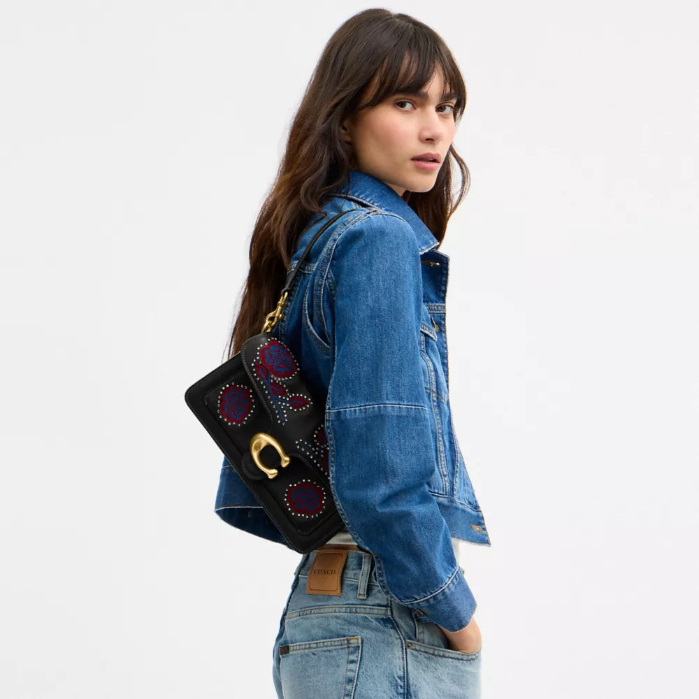 Tabby Shoulder Bag 26With Embroidered Americana - Image 9