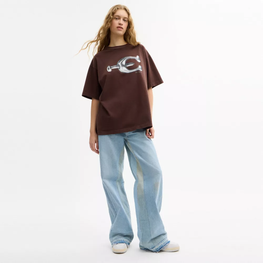 Hardware Relaxed T-ShirtIn Organic Cotton - Image 4