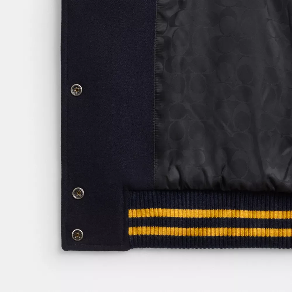Wool Varsity Jacket - Image 2