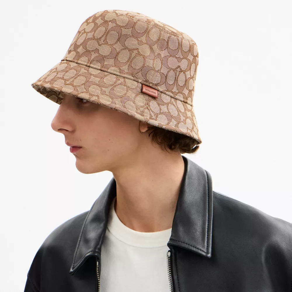 Signature Jacquard Bucket Hat - Image 3