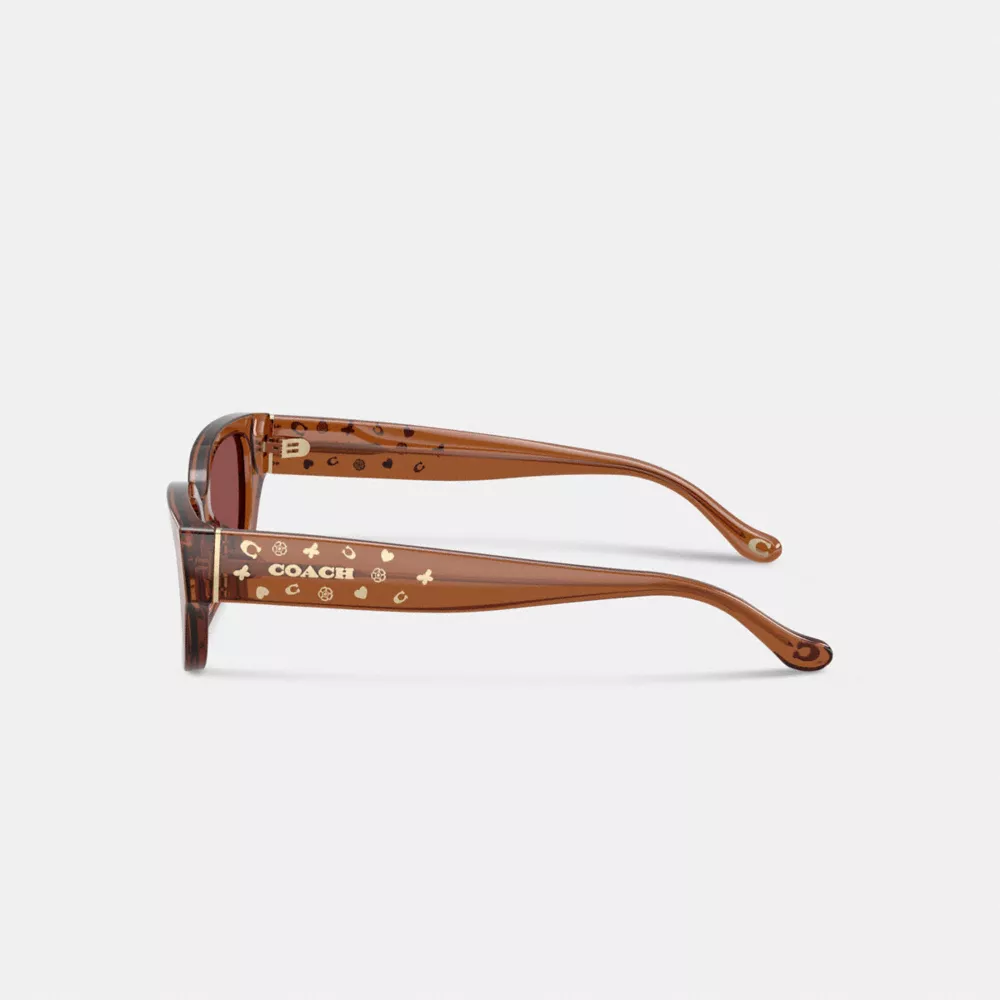 Charms Narrow Rectangle Sunglasses - Image 3