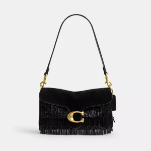 Tabby Shoulder Bag 26With Crystal Beaded Fringe