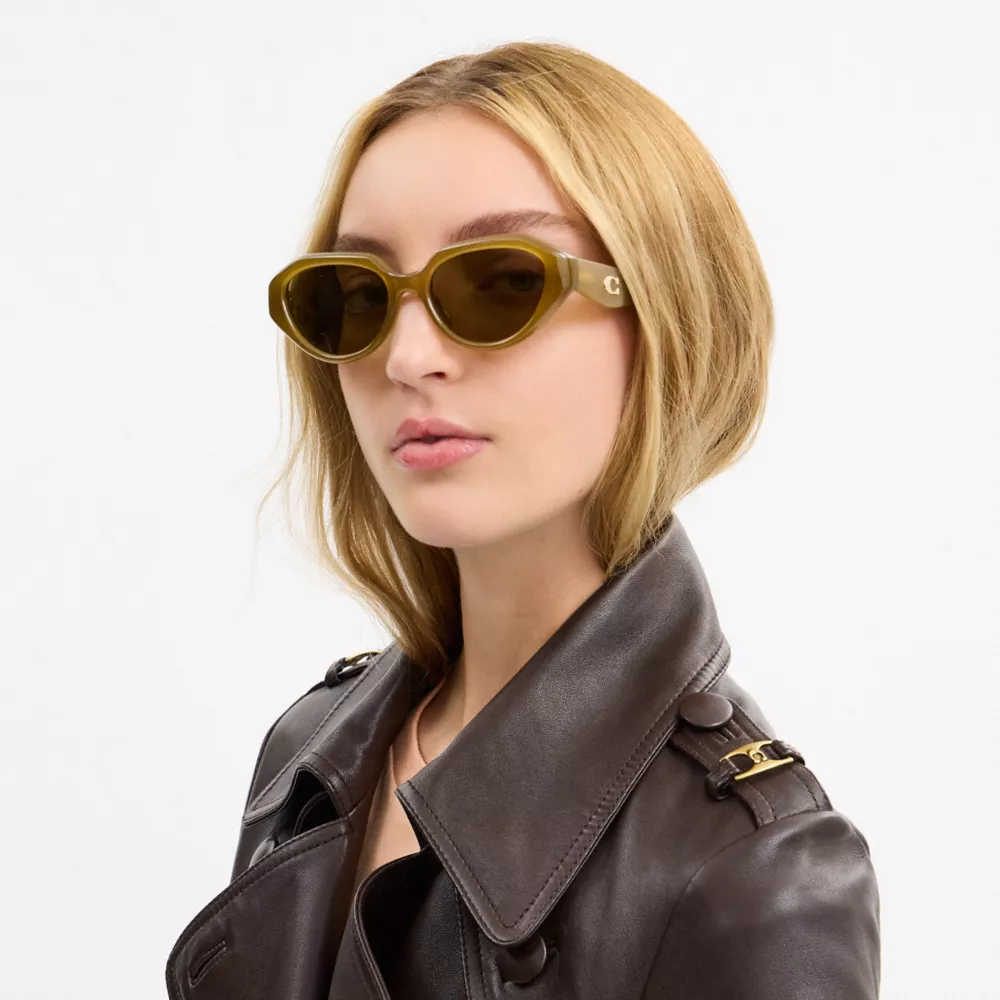 C Hardware Geometric Sunglasses - Image 4