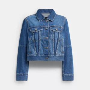 Shrunken Denim Workwear Jacket