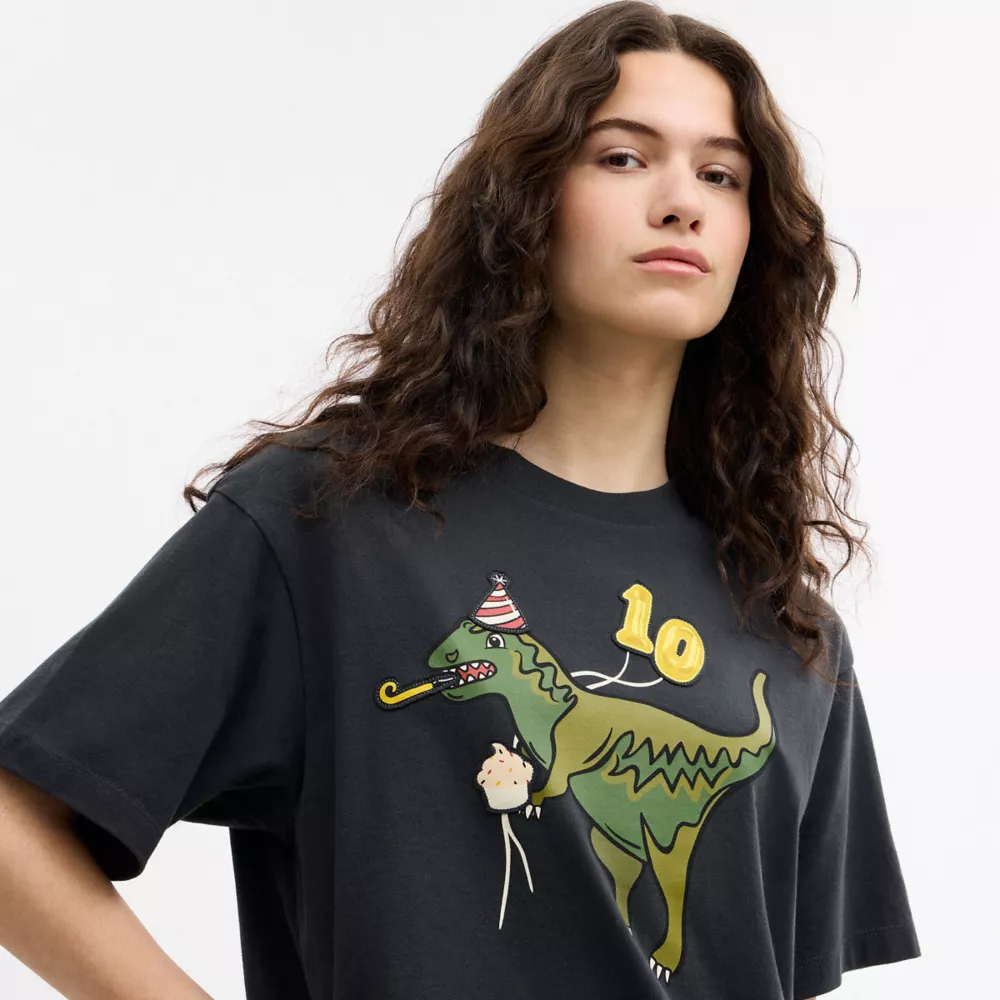 Rexy 10th Birthday Relaxed T-ShirtIn Organic Cotton - Image 4