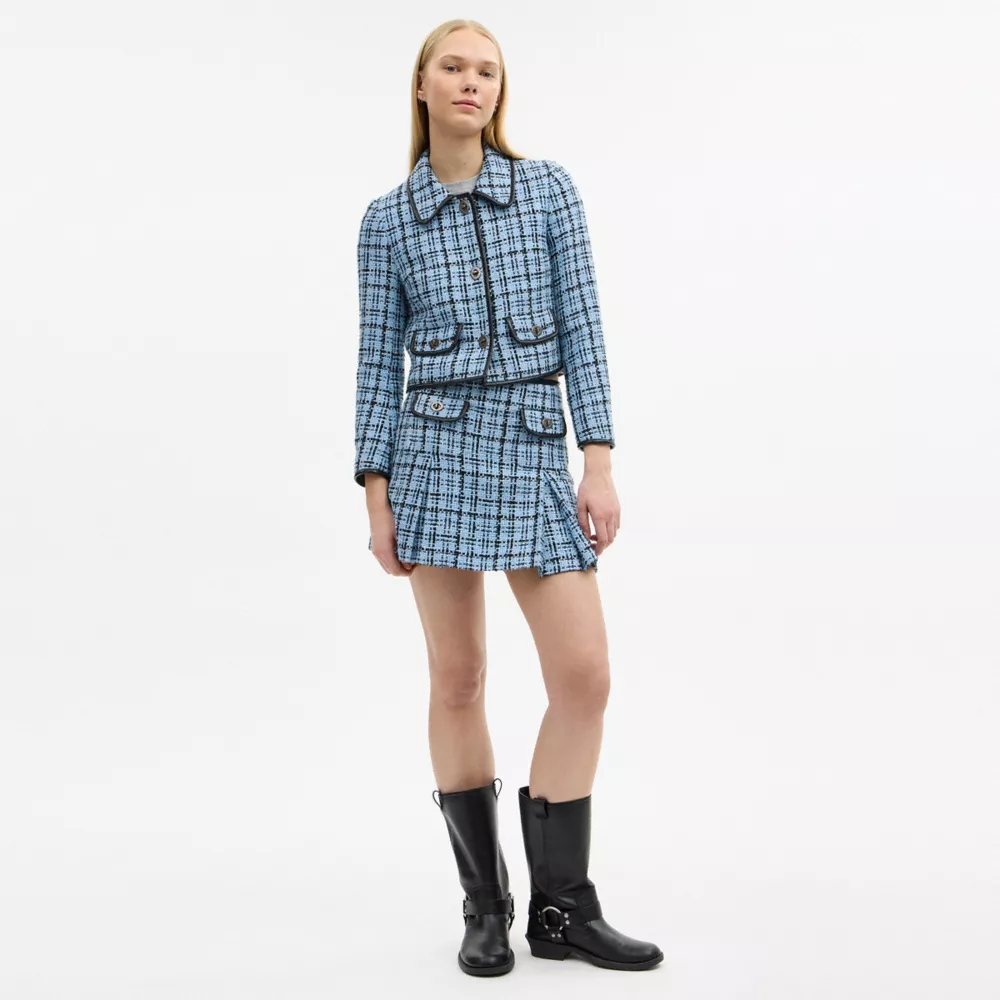 Turnlock Tweed Skirt - Image 2