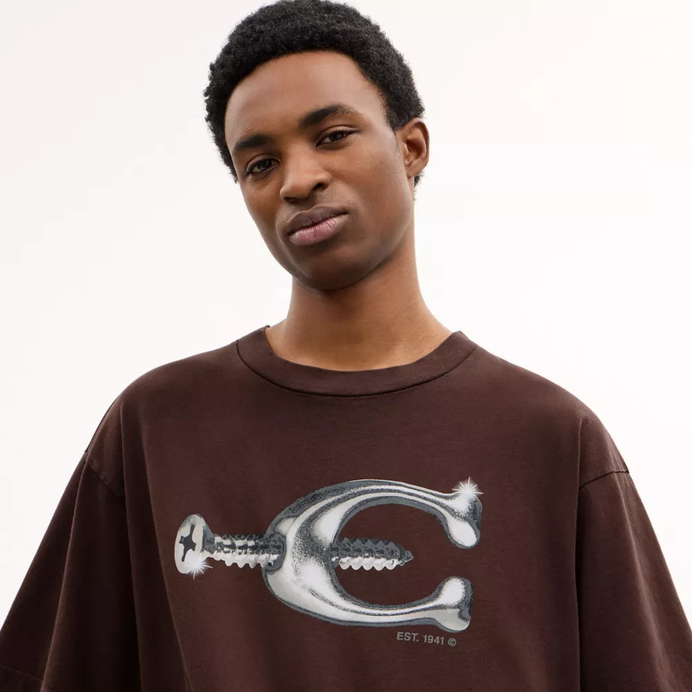 Hardware Relaxed T-ShirtIn Organic Cotton - Image 6